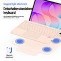 Custodia con tastiera Bluetooth Samsung Galaxy Tab S12+ Dux Ducis Serie YK - Rosa