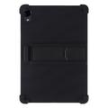Samsung Galaxy Tab S12+ Custodia in silicone con supporto - Nera