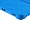 Samsung Galaxy Tab S12+ Custodia in silicone con supporto - Blu