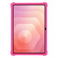 Samsung Galaxy Tab S12+ Custodia in silicone con supporto - Rosa caldo