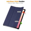 Custodia Smart Folio per Samsung Galaxy Tab S12+ serie Tri-Fold - Blu scuro