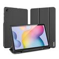 Custodia Smart Folio Tri-Fold Dux Ducis Domo per Samsung Galaxy Tab S6 Lite/S6 Lite (2022) - Nera
