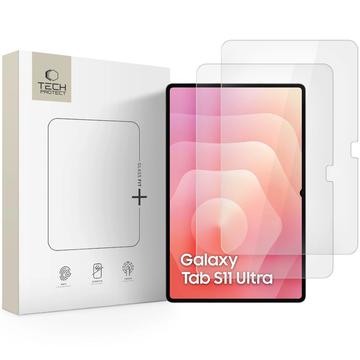 Protezione dello schermo in vetro temperato Samsung Galaxy Tab S8 Ultra/S9 Ultra/S10 Ultra/S11 Ultra Tech-Protect Glass Fit+ - 2 pz. - Chiaro