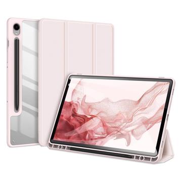 Dux Ducis Toby Custodia Smart Folio Tri-Fold per Samsung Galaxy Tab S9 - Rosa Chiaro