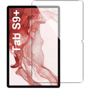 Pellicola salvaschermo in vetro temperato - 9H - Samsung Galaxy Tab S9+/S8+ - Case Friendly - Trasparente