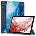 Custodia Smart Folio serie Tri-Fold per Samsung Galaxy Tab S9+ - Onda Marina