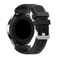 Samsung Galaxy Watch 46 mm cinturino in silicone con texture Twill - Nero