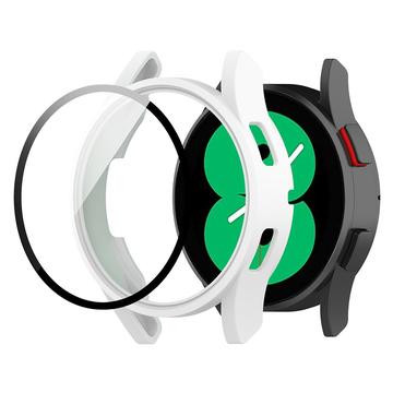 Custodia in Plastica con Pellicola Salvaschermo per Samsung Galaxy Watch FE - 40mm - Bianca