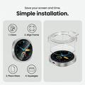Protezione per schermo in vetro temperato Tech-Protect Easy Set+ per Samsung Galaxy Watch Ultra2 - 44mm - 2 pezzi - Trasparente