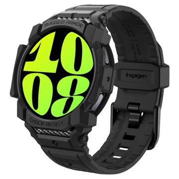 Custodia in TPU Spigen Rugged Armor Pro per Samsung Galaxy Watch7 - 44mm - Nera