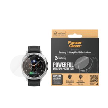 Protezione dello schermo in vetro temperato Samsung Galaxy Watch8 Classic PanzerGlass - 46mm - trasparente