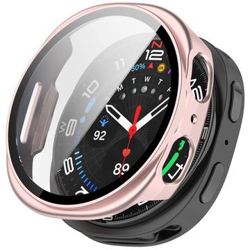 Custodia in Plastica con Pellicola Salvaschermo per Samsung Galaxy Watch8 - 40mm - Rosa