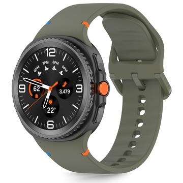 Samsung Galaxy Watch8/Watch8 Classic Cinturino in silicone Tech-Protect - 40mm/44mm/46mm - Verde militare