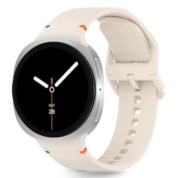 Cinturino in silicone Tech-Protect per Samsung Galaxy Watch8/Watch8 Classic - 40mm/44mm/46mm - Luce delle stelle