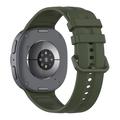 Cinturino Tech-Protect in silicone Evo per Samsung Galaxy Watch8/Watch8 Classic/Watch9 - 40/44/46mm - Verde militare