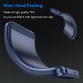 Custodia in TPU spazzolato per Samsung Galaxy XCover7 Pro - Fibra di Carbonio - Blu