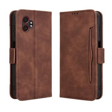 Custodia a portafoglio per Samsung Galaxy XCover7 Pro - Marrone