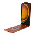 Samsung Galaxy XCover7 Pro Custodia verticale con supporto - Marrone