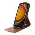 Samsung Galaxy XCover7 Pro Custodia verticale con supporto - Marrone