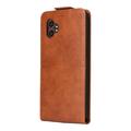Samsung Galaxy XCover7 Pro Custodia verticale con supporto - Marrone