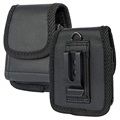 Custodia Orizzontale in Pelle Stile Holster per iPhone 11 Pro - Nera