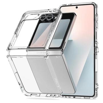 Custodia Ibrida Tech-Protect Flexair per Samsung Galaxy Z Flip6/Flip7 FE - Trasparente