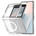 Custodia Ibrida Magnetica Tech-Protect Flexair per Samsung Galaxy Z Flip6/Flip7 FE - Trasparente