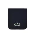 Samsung Galaxy Z Flip6/Z Flip7 Lacoste Iconic Petit Pique Woven Logo Case (Open Box - Excellent) - Black