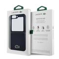 Custodia Samsung Galaxy Z Flip6/Z Flip7 Lacoste Iconic Petit Pique Woven Logo - Nera