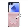 Custodia Samsung Galaxy Z Flip7 Dux Ducis Luvy con anello per le dita e cinturino per la mano