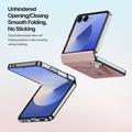 Custodia Samsung Galaxy Z Flip7 Dux Ducis Luvy con anello per le dita e cinturino per la mano