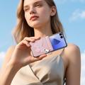 Custodia Samsung Galaxy Z Flip7 Dux Ducis Luvy con anello per le dita e cinturino per la mano