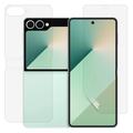 Set di protezione per Samsung Galaxy Z Flip7 FE a copertura totale - Trasparente