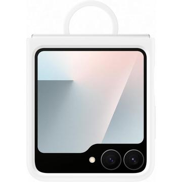 Samsung Galaxy Z Flip7 FE Cover in Silicone con Anello EF-PF741TWEGWW - Bianca
