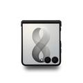Custodia magnetica Samsung Galaxy Z Flip8 BMW M Perforated Tricolor Stripe - Nera