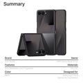 Custodia Ibrida Dux Ducis Aimo per Samsung Galaxy Z Flip8 - Nera