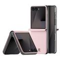  Custodia Flip Dux Ducis Bril per Samsung Galaxy Z Flip8 - Rosa