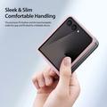  Custodia Flip Dux Ducis Bril per Samsung Galaxy Z Flip8 - Rosa