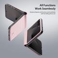  Custodia Flip Dux Ducis Bril per Samsung Galaxy Z Flip8 - Rosa