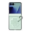 Custodia per Samsung Galaxy Z Flip8 Dux Ducis Luvy con anello per le dita e cinturino per la mano