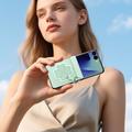 Custodia per Samsung Galaxy Z Flip8 Dux Ducis Luvy con anello per le dita e cinturino per la mano