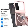 Custodia ibrida per Samsung Galaxy Z Flip8 Dux Ducis Yind - Compatibile con MagSafe - Rosa Chiaro