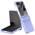 Samsung Galaxy Z Flip8 Custodia in plastica con protezione dello schermo in vetro temperato - Viola