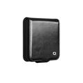 Custodia in pelle a portafoglio Samsung Galaxy Z Flip8 Qialino Classic - nera