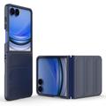 Cover in TPU Rugged per Samsung Galaxy Z Flip8 - Blu Scuro