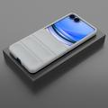 Cover in TPU Rugged per Samsung Galaxy Z Flip8 - Grigio Chiaro