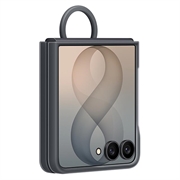 Samsung Galaxy Z Flip8 Cover in Silicone con Anello EF-EF776CBEGWW - Grafite