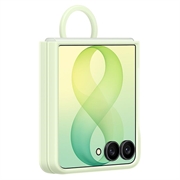 Samsung Galaxy Z Flip8 Cover in Silicone con Anello EF-EF776CGEGWW - Menta