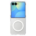Custodia Spigen AirSkin MagFit MagSafe per Samsung Galaxy Z Flip8 - Bianca / Trasparente