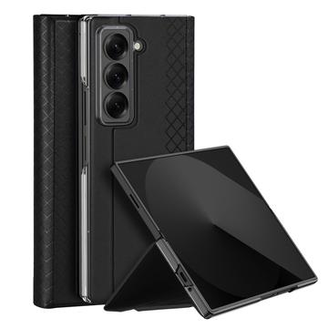  Custodia Flip Dux Ducis Bril per Samsung Galaxy Z Fold Special - Nera